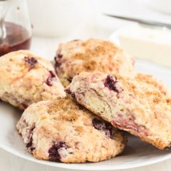 Sour Cream Cherry Scones
