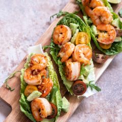 Spicy Shrimp Taco Lettuce Wraps